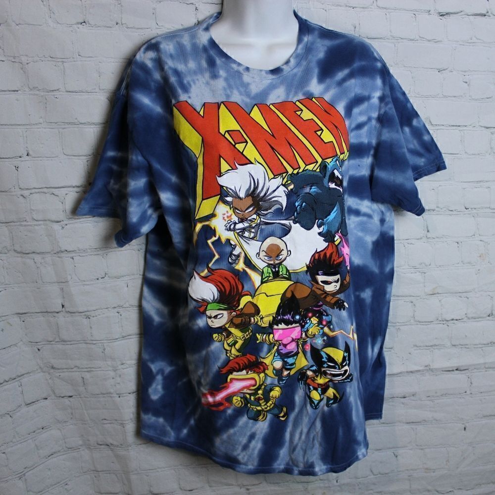 Adult Unisex X-Men Tie Dye Tee Small